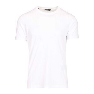Tom Ford Men Perforated Ribbed T-Shirt
